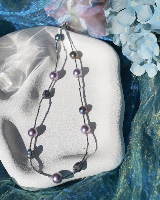 Tidal Pearl Strand Necklace