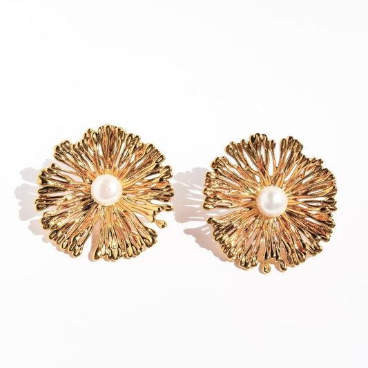 Golden Bloom Earrings