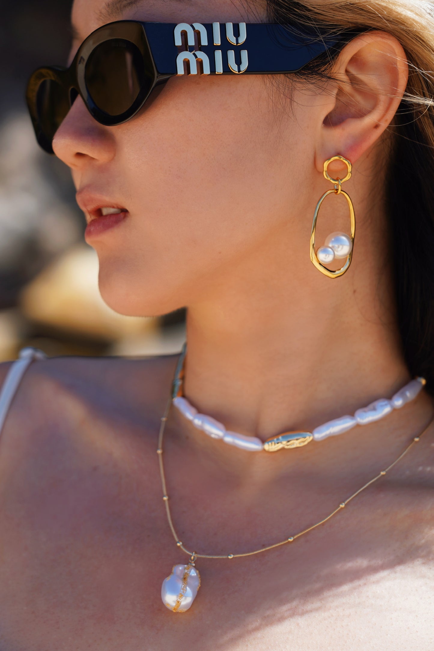 Pearl Orbit Earrings