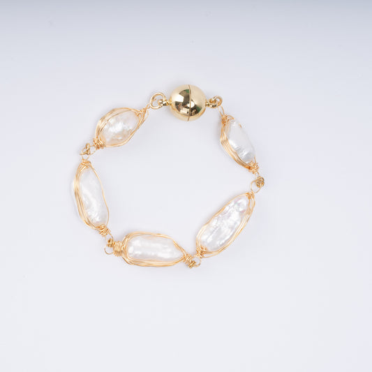 "Parisian Pearl" Baroque Bracelet