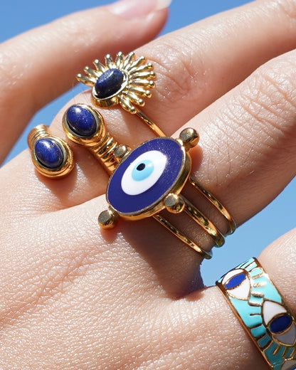 Azure Eye Ring