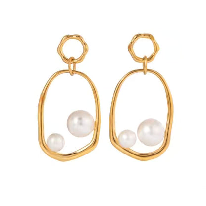 Pearl Orbit Earrings