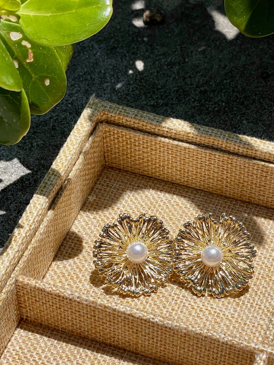 Golden Bloom Earrings