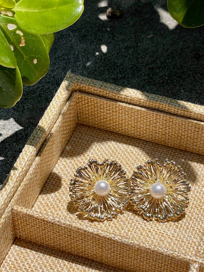 Golden Bloom Earrings