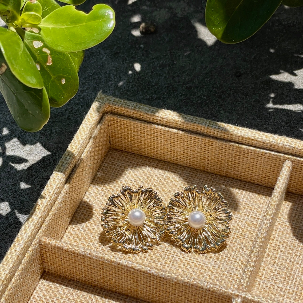 Golden Bloom Earrings