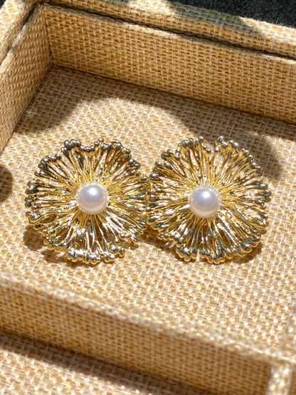 Golden Bloom Earrings