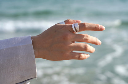 Lunar Petal Ring