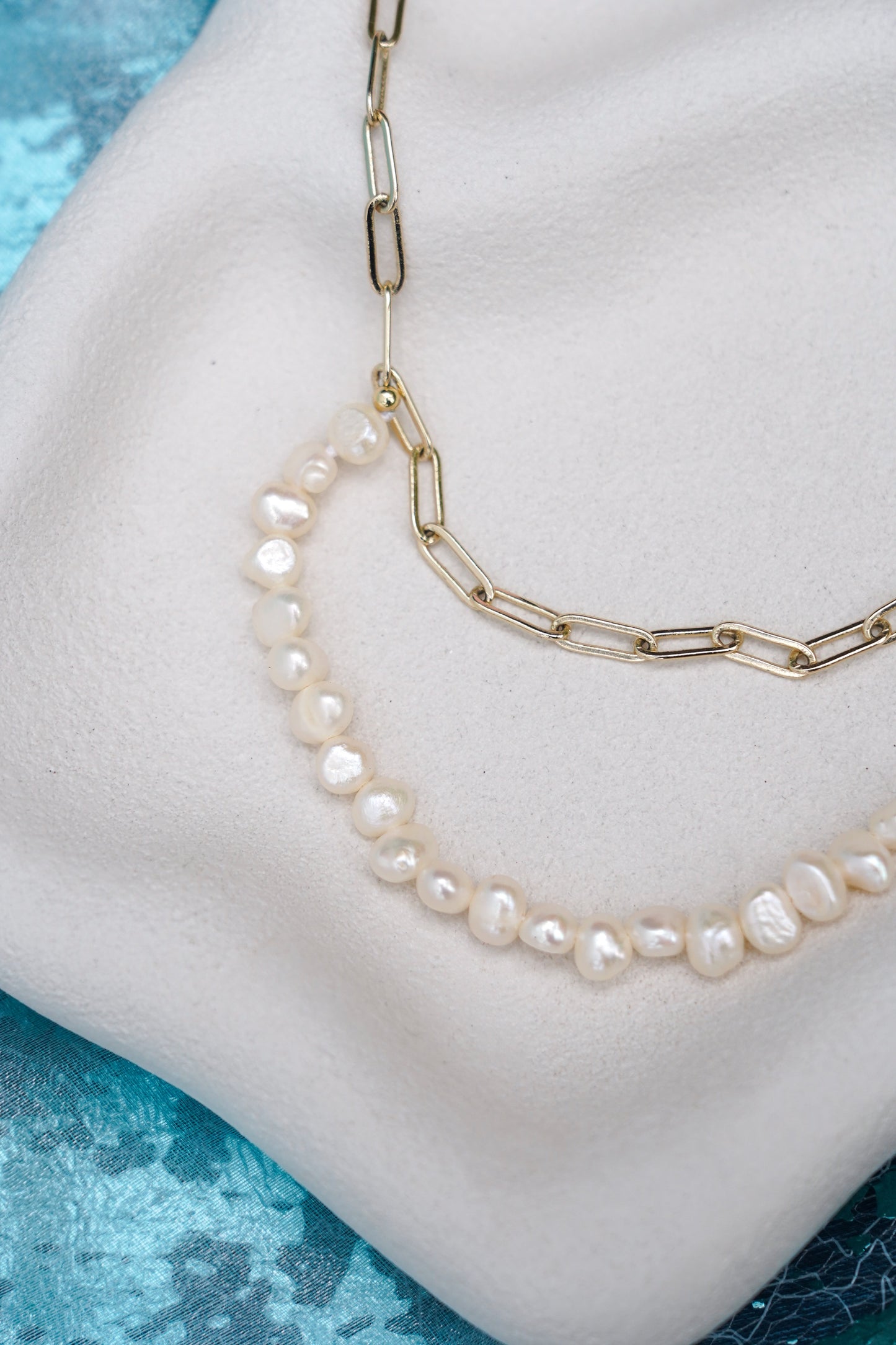 Tide Weave Pearl Necklace