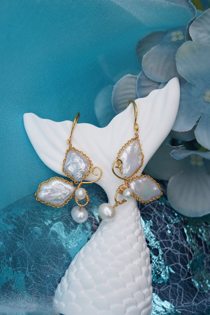 Pearl Flutter Earrings